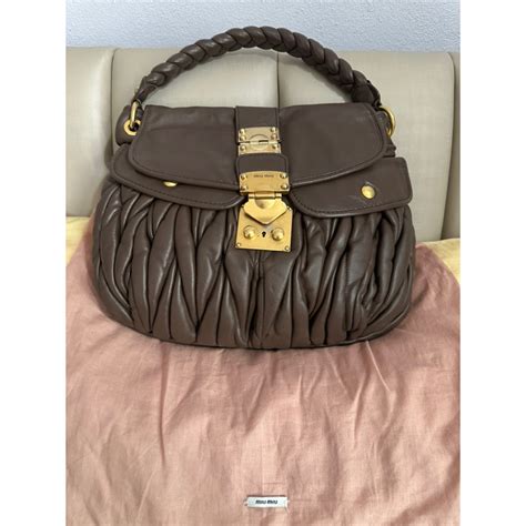 miu miu coffer bag replica|authentic miu miou bag.